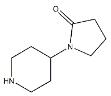 1-哌啶-4-基-吡咯烷-2-酮